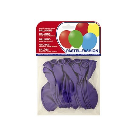 BALOES PASTEL LILAS BOLSA DE 20 UNIDADES