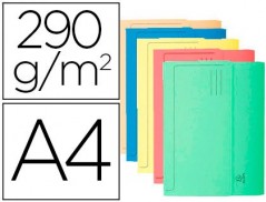 10un CLASSIFICADOR EM CARTOLINA COM BOLSA EXACOMPTA DIN A4 C