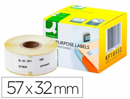 ETIQUETA ADESIVA REMOVIVEL Q-CONNECT KF18532 COMPATIVEL DYMO