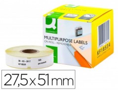 ETIQUETA ADESIVA REMOVIVEL Q-CONNECT KF18534 COMPATIVEL DYMO