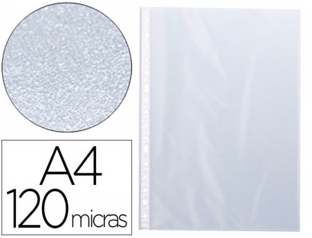 100un BOLSA CATALOGO Q-CONNECT DIN A4 120 MICRONS POLIPROP