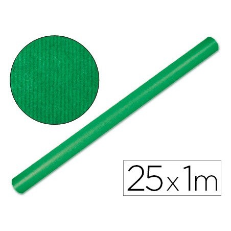 PAPEL KRAFT LIDERPAPEL VERDE FORTE ROLO 25X1 MT
