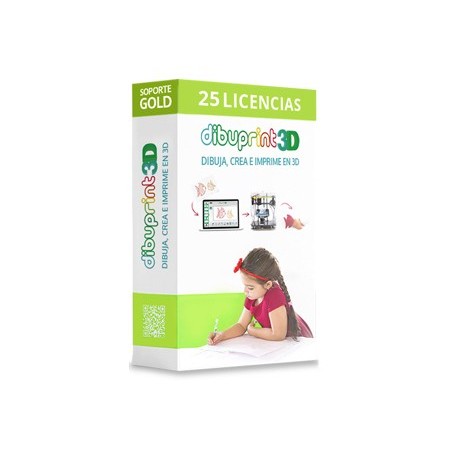 DIBUPRINT 3D COLIDO SOFTWARE MEDIUM SUPORTE GOLD 8X5 LICENCA