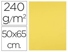 CARTOLINA LIDERPAPEL 50X65 CM 240G/M2 AMARELO LIMAO PACK DE