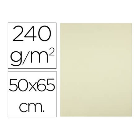 CARTOLINA LIDERPAPEL 50X65 CM 240G/M2 AMARELO PACK DE 25 UNI