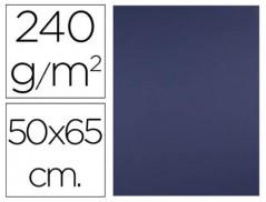 CARTOLINA LIDERPAPEL 50X65 CM 240G/M2 AZUL ZAFIRA PACK DE 25