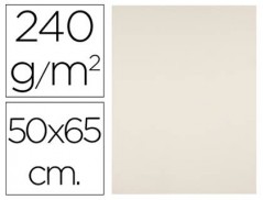 CARTOLINA LIDERPAPEL 50X65 CM 240G/M2 CREME PACK DE 25 UNIDA