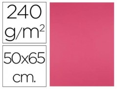 CARTOLINA LIDERPAPEL 50X65 CM 240G/M2 FUCSIA PACK DE 25 UNID