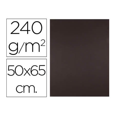 CARTOLINA LIDERPAPEL 50X65 CM 240G/M2 CASTANHO CHOCOLATE PAC