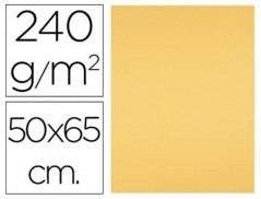 CARTOLINA LIDERPAPEL 50X65 CM 240G/M2 OURO PACK DE 25 UNIDAD