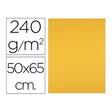CARTOLINA LIDERPAPEL 50X65 CM 240G/M2 OURO VELHO PACK DE 25