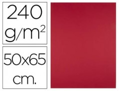 CARTOLINA LIDERPAPEL 50X65 CM 240G/M2 VERMELHO NATAL PACK DE