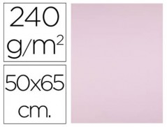CARTOLINA LIDERPAPEL 50X65 CM 240G/M2 ROSA PACK DE 25 UNIDAD