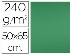CARTOLINA LIDERPAPEL 50X65 CM 240G/M2 VERDE NATAL PACK DE 25