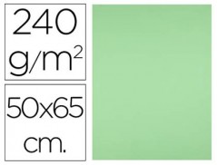 CARTOLINA LIDERPAPEL 50X65 CM 240G/M2 VERDE PISTACHO PACK DE