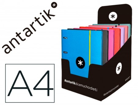 10un PASTA COM RECARGA E ABA LIDERPAPEL ANTARTIK A4 QUADRICU