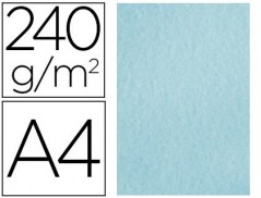 PAPEL DE COR LIDERPAPEL PERGAMINHO A4 240G/M2 AZUL PACK DE 2