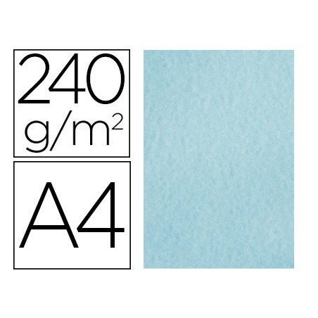 PAPEL DE COR LIDERPAPEL PERGAMINHO A4 240G/M2 AZUL PACK DE 2