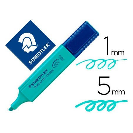 10un MARCADOR STAEDTLER TEXTSURFER CLASSIC 364 FLUORESCENTE