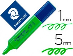 10un MARCADOR STAEDTLER TEXTSURFER CLASSIC 364 FLUORESCENTE