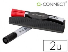 APAGADOR Q-CONNECT MAGNETICO COM MARCADOR VERMELHO E PRETO P