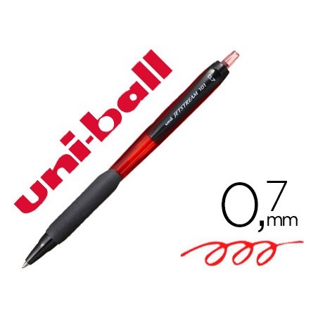 12un ESFEROGRAFICA UNI-BALL JETSTREAM RETRATIL SXN-101 0,7 M