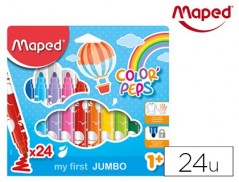 MARCADOR MAPED COR PEPS EARLY AGE JUMBO CAIXA DE 24 CORES