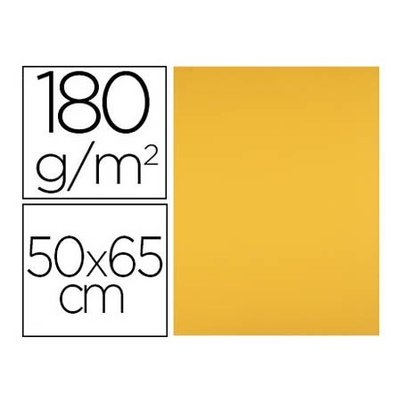 CARTOLINA LIDERPAPEL 50X65 180 GR OURO VELHO EMBALAGEM DE 25