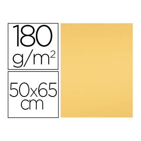 CARTOLINA LIDERPAPEL 50X65 180 GR OURO EMBALAGEM DE 25