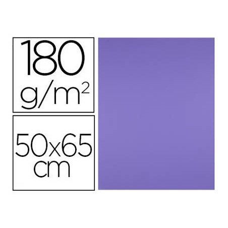 CARTOLINA LIDERPAPEL 50X65 180 GR ROXO EMBALAGEM DE 25