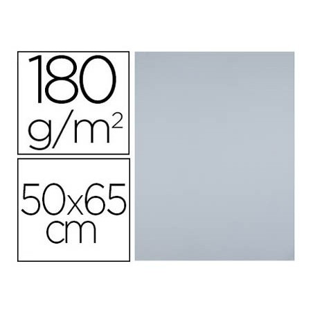 CARTOLINA LIDERPAPEL 50X65 180 GR CINZA EMBALAGEM DE 25