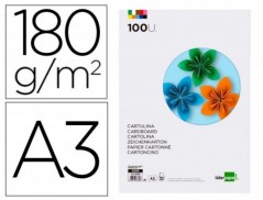 CARTOLINA LIDERPAPEL A3 180G/M2 10 CORES SORTIDAS EMBALAGEM
