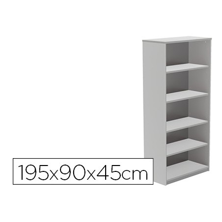 ARMARIO ROCADA COM QUATRO PRATELEIRAS SERIE STORE 195X90X45