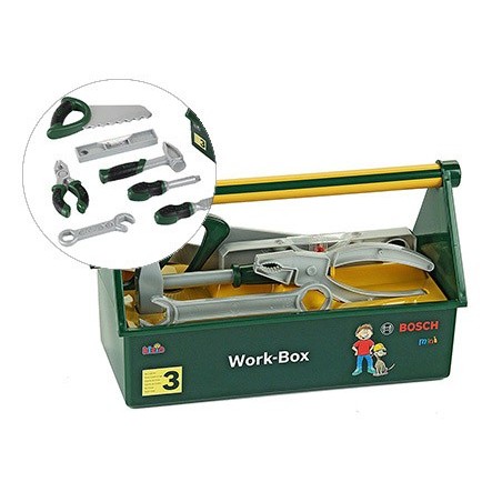 CAIXA DE FERRAMENTAS THEO KLEIN BOSCH COM ACESSORIOS 30,3X14