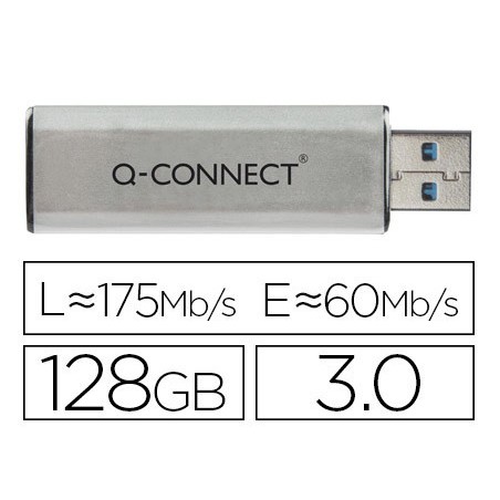 PEN DRIVE USB Q-CONNECT FLASF 128 GB 3.0