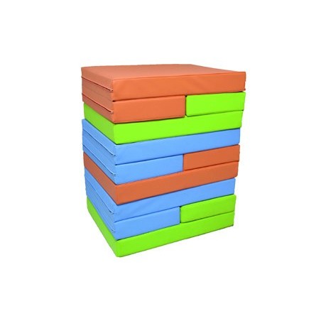 COLCHÃO DE DORMIR SUMO DIDACTIC 110X60X10 CM COR CELESTE