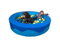 PISCINA BOLAS SUMO DIDACTIC REDONDA AZUL / CELESTE 2 SACOS D