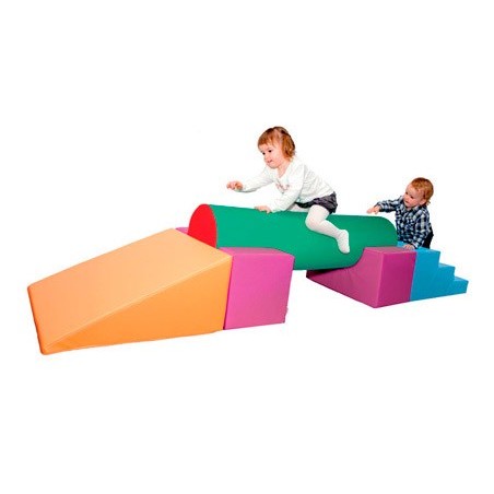 CONJUNTO PSICOMOTROCIDADE 45 SUMO DIDACTIC MULTICOR 245X60X4