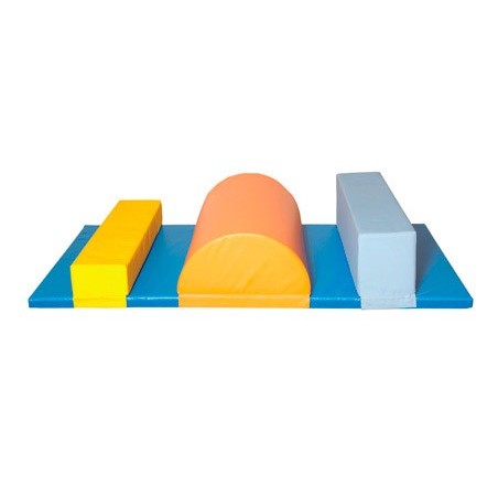 CONJUNTO PSICOMOTROCIDADE 80 SUMO DIDACTIC MULTICOR 200X100X