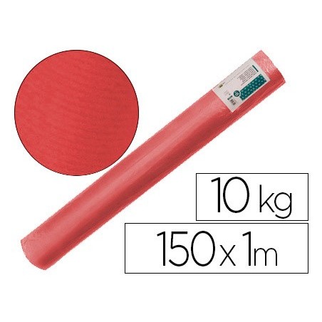 PAPEL KRAFT VERGE LIDERPAPEL VERMELHO BOBINA 10 KG
