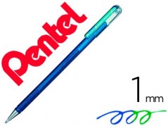 12un ROLLER PENTEL K110 DUAL METALLIC COR AZUL E VERDE METAL
