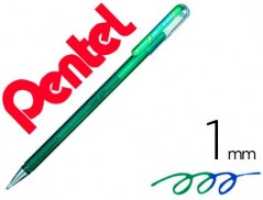 12un ROLLER PENTEL K110 DUAL METALLIC COR VERDE E AZUL METAL