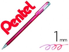 12un ROLLER PENTEL K110 DUAL METALLIC COR ROSA E ROSA METALI
