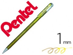 12un ROLLER PENTEL K110 DUAL METALLIC COR OURO