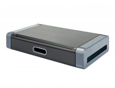 SUPORTE Q-CONNECT DELUXE PARA MONITOR COM GAVETA