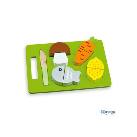 CONJUNTO AMBITOYS BANDEJA ALIM ENTOS PARA CORTAR 21,4X15X3 C