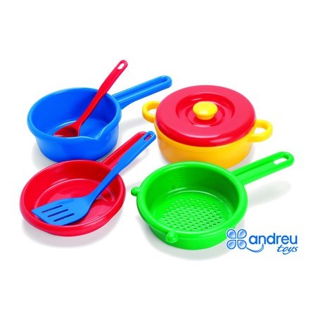 JOGO DANTOE PANELAS 7 PEÇAS 17,5X29,5X10 CM