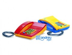 JOGO DANTOE TELEFONE COM TECLAS E SOM 18X19X8 CM