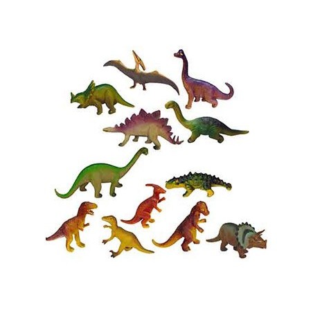 JOGO MINILAND DINOSSAUROS 12 FIGURAS