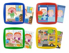 PUZZLE MINILAND HABITO DIARIOS SET DE 4 UNIDADES 25 PEÇAS